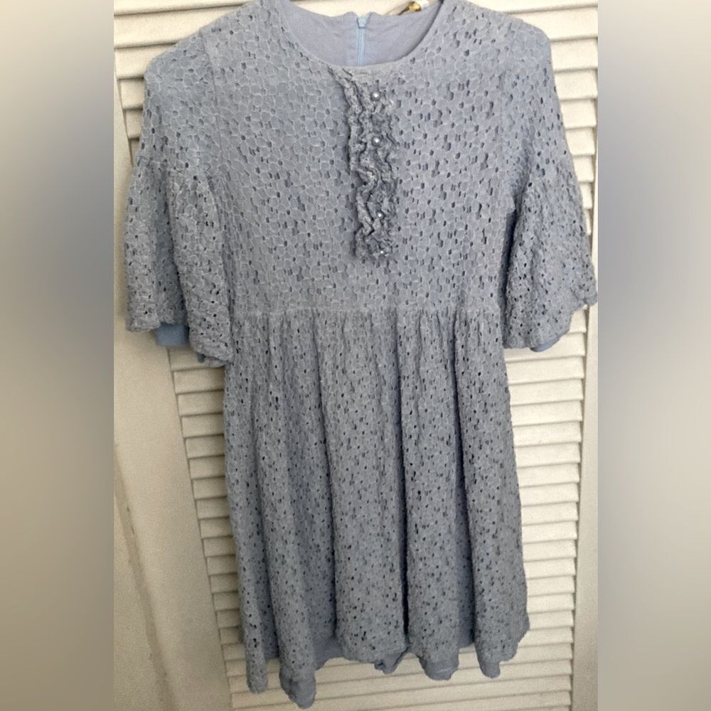 Kidichic blue lace dress Size 16 Girls